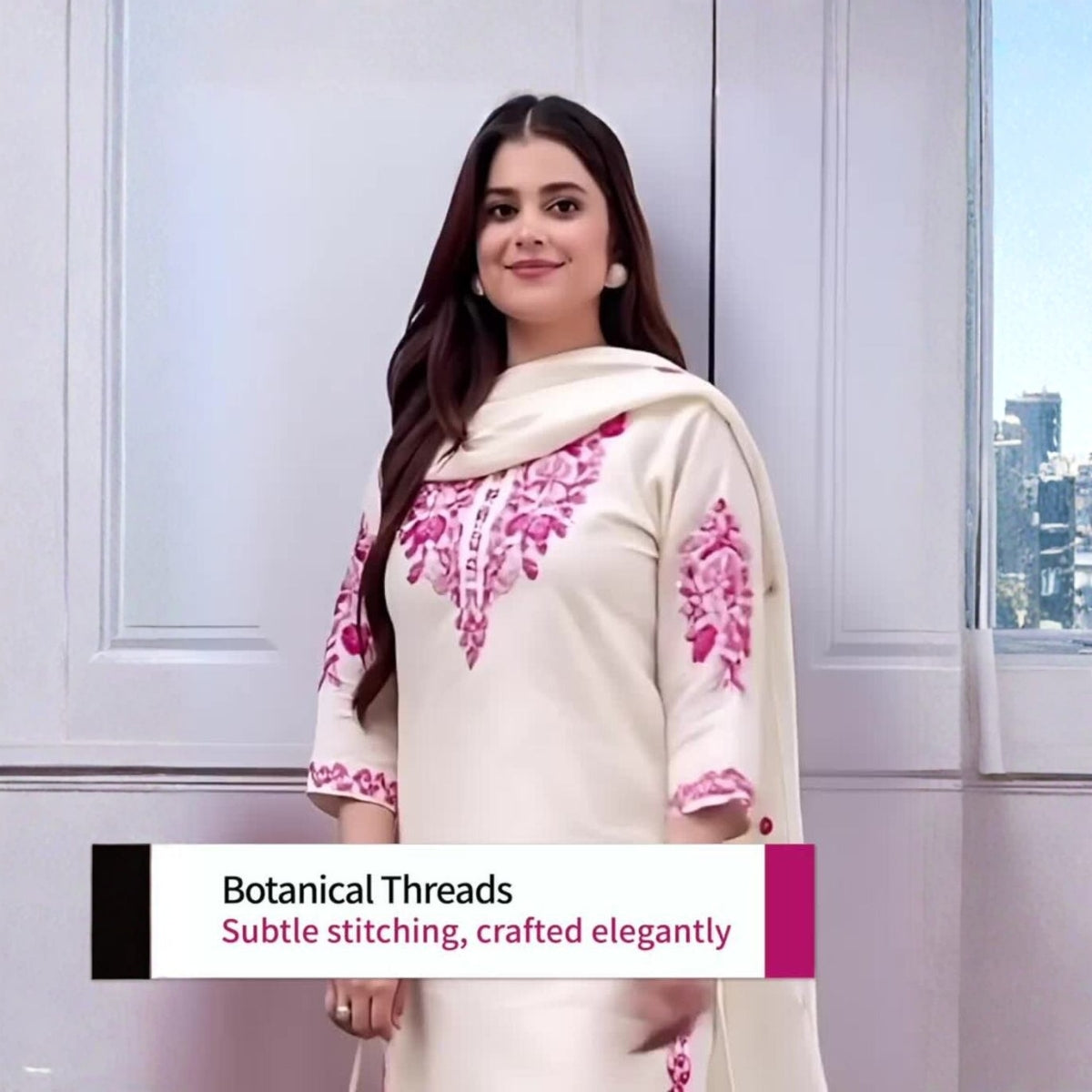 Pack of 2 Premium Cotton Kurtis with Pant & Dupatta – Casual Ethnic | C-09