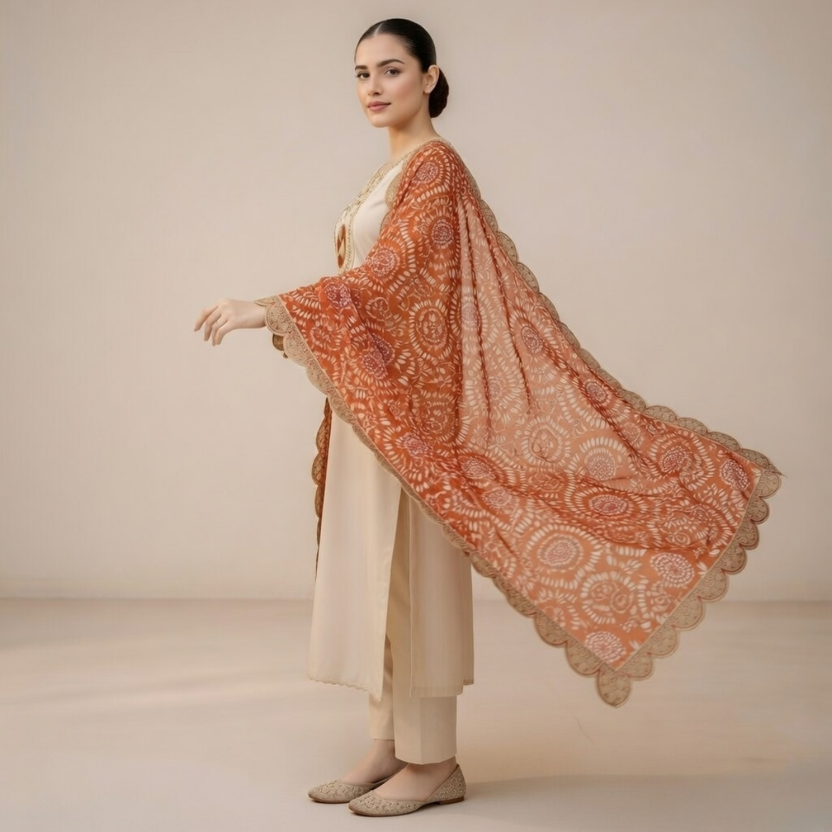 Women's Pack of 3 Pure Cotton Kurtas Pant Set without Dupatta |C-020